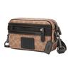 New COACH Academy Leather Camera Bag, Crossbody Bag, Shoulder Bag Men's Khaki 69333-JIKHA