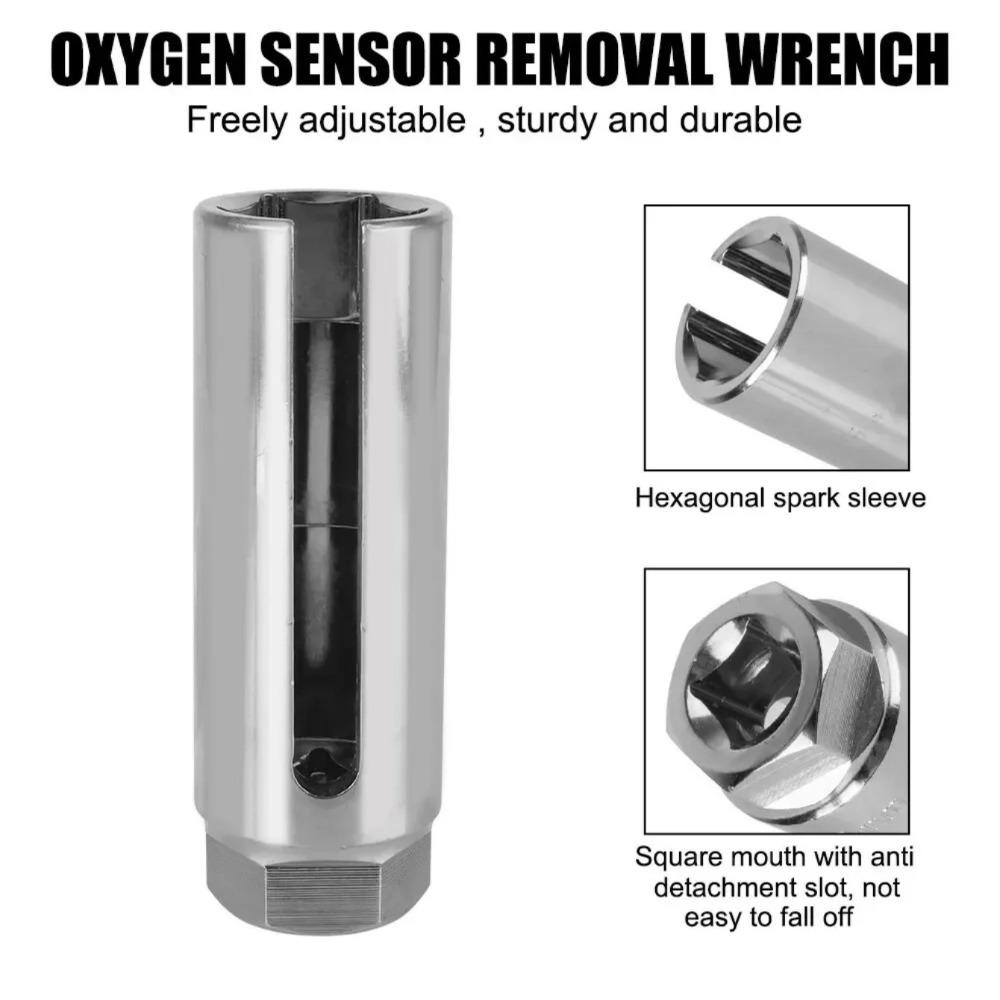 1 square drive size 1/2 or 8/3 universal 22mm socket wrench with oxygen European standard oxygen vacuum sensor disassembly socke