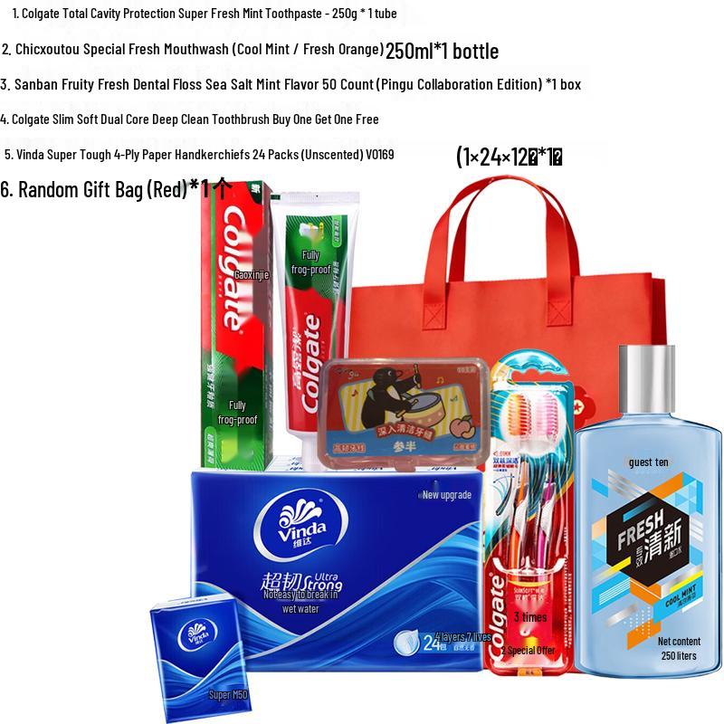 Освежающий набор для семейной гигиены полости рта Colgate