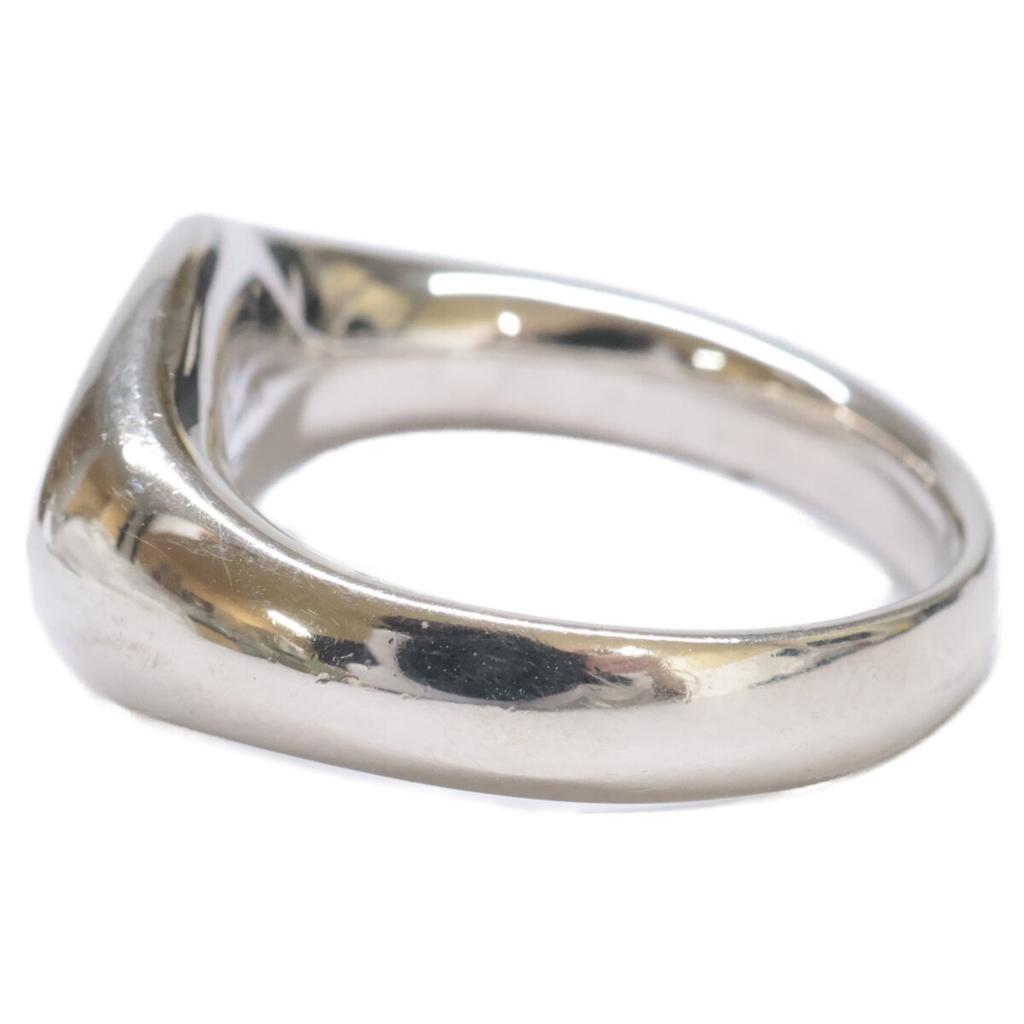 TIFFANY&Co. 925 Vintage Oval Signet Ring Ring SilverUsed