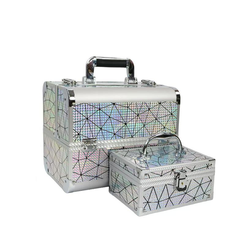 2-in-1 Professional Makeup & Nail Art Storage Case for On-Site Service