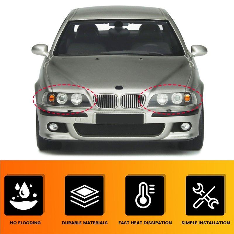 L10A For BMW 5 SERIES E39/520/530 2000-2004 Headlight Cover Shell Headlamp Lens Glass Replacement Car Parts