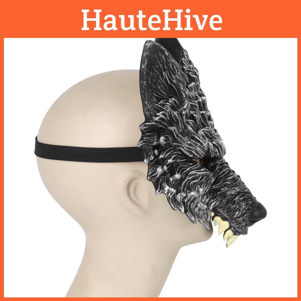 Wolf Costume Mask Gloves Tail Cosplay Party Decor For Halloween Events
