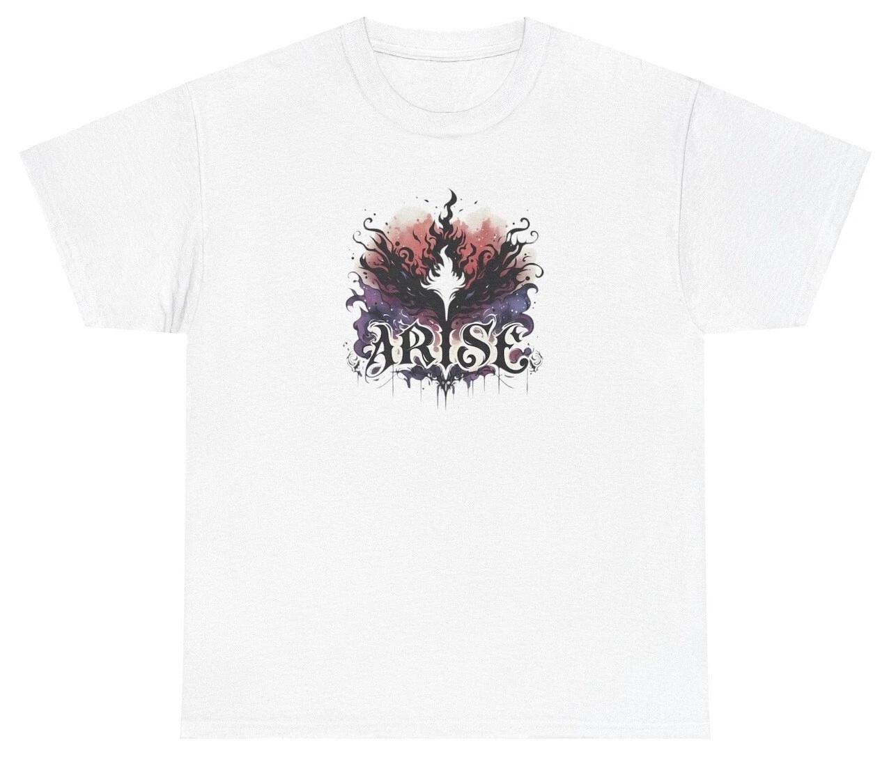 Arise T Shirt Solo Leveling Anime Manga LoverJapanese Streetwear Gift Tee XL