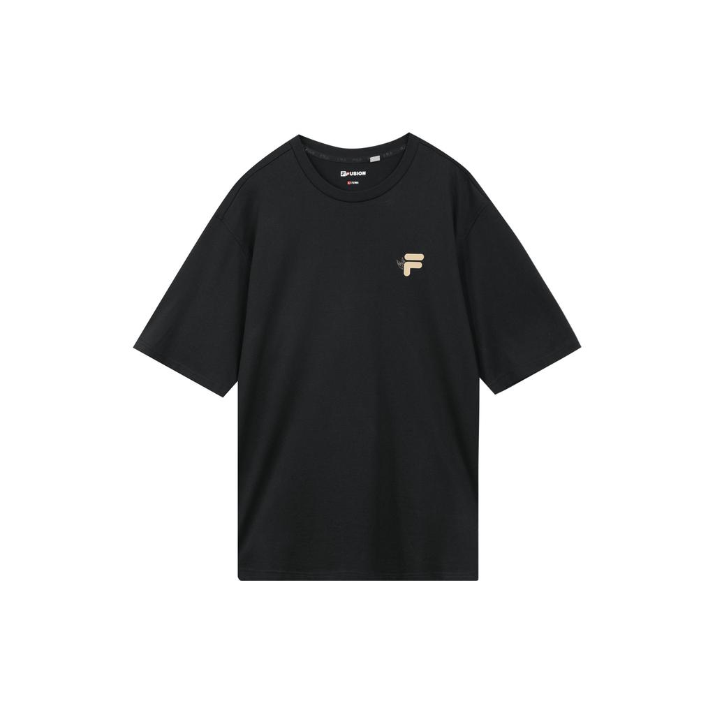 Fila Fusion T Shirt Unisex Pitch Black T11U313102F-BK
