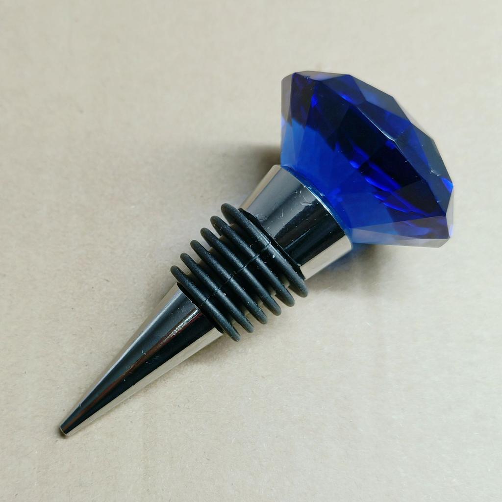 Wedding Favor Heart Wine Bottle Stopper Olive Oil Metal Cork Party Drink Bar Tool Twist Plug Accessories Crystal Wine Stopper