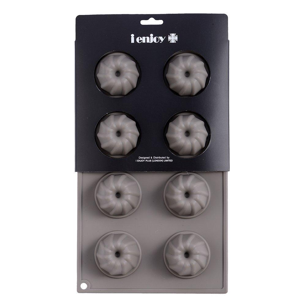 Silicone Flex Silicone Cupcake Cake Chocolate Mold, Mold, Non-Stick Mold, Heat-Resistant, Confectionery, Mold, DIY, Confectionery, Kugelhopf, 8-Cup