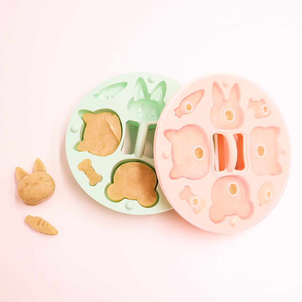 Platinum Silicone Cake Mold with Lid - DIY Rice Cake and Baby Food Baking Tool