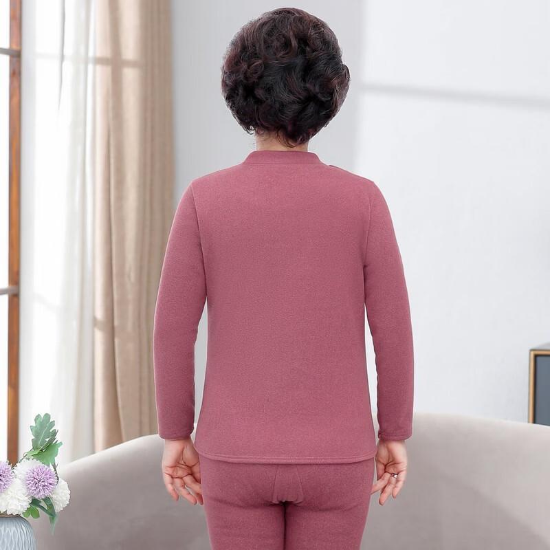 Fengxiao Men's Fleece Lined Thermal Underwear Set