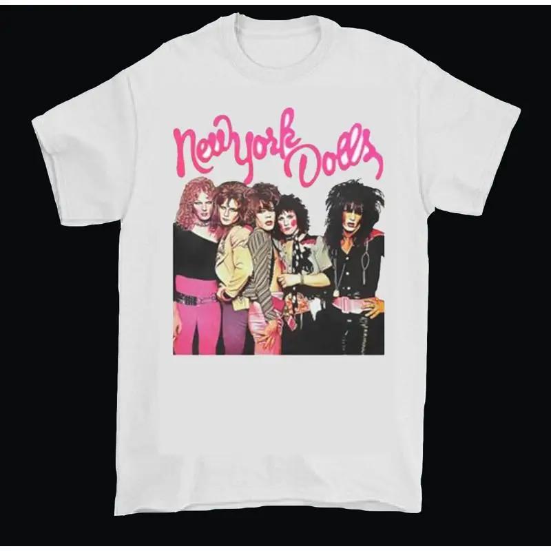 New York Dolls T Shirt Unisex Size S M L 234xl White Ii132 Win30