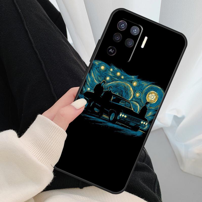 Supernatural Case For Oppo A96 A76 A16 A60 A98 A58 A78 A18 A38 A80 A40 A77 A57 A17 A74 A54 A94 A15 A5 Pro