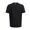 Under Armour Vintage Letter Logo Print Crew Neck Short Sleeve T-Shirt Men Tops Black 1386814-001