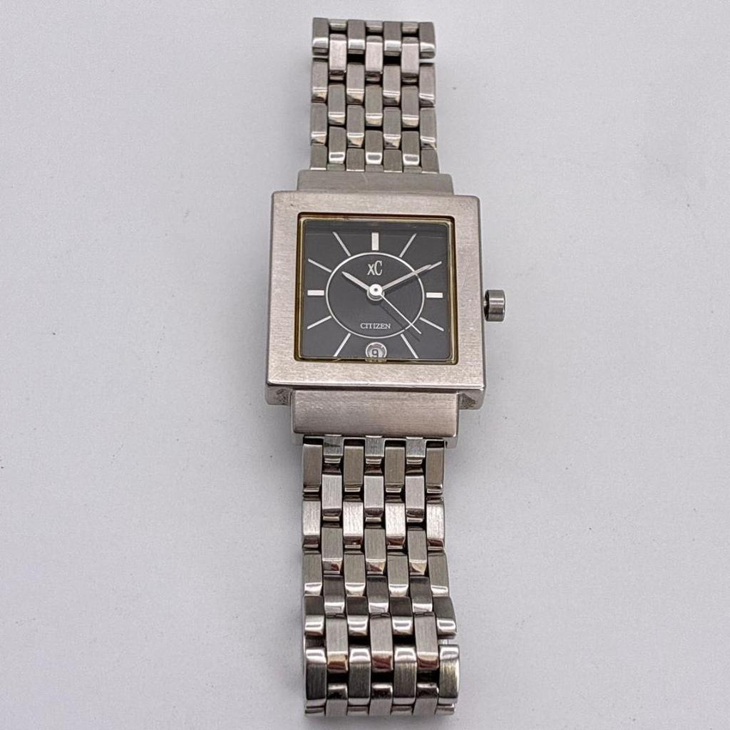 Used New battery Citizen Xc Cross-sea Silver Black Date Ladies