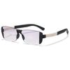 New Frameless Dual Light Presbyopia Glasses Diamond Edges Fashion Reading Glasses Men Women Anti Blue Light Bifocal Eyewear