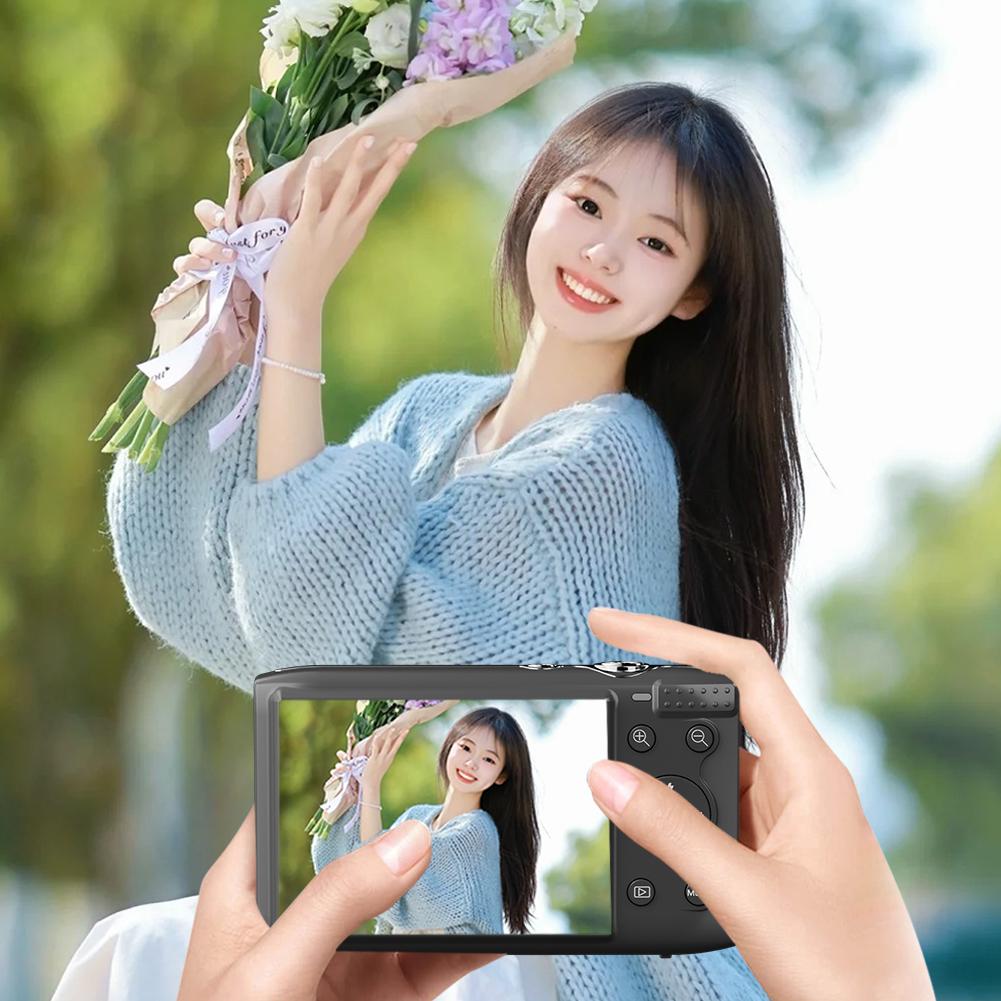 Digital Camera 5K Vlogging Camera 16X Zoom Video Camera 2.8inch LCD Screen for Teens Adult Beginner