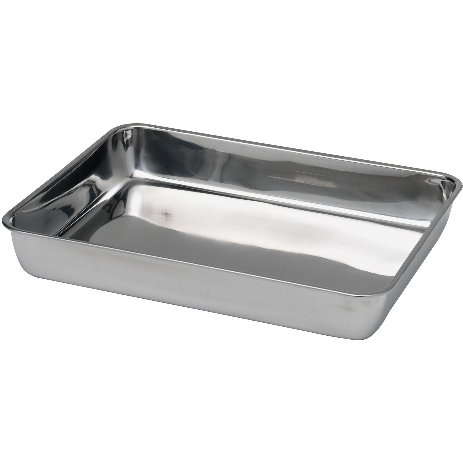 Hendi 508107 Fleisch- und Lebensmittelwanne aus Chromstahl 260x200x40mm