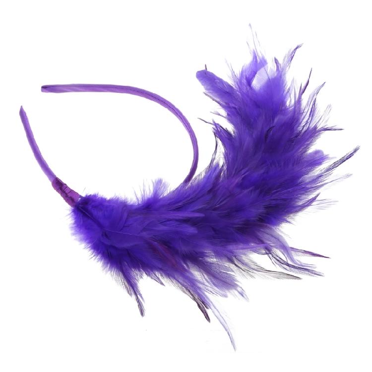 Flapper Feather Headband Burlesque Headpiece Flapper Headpiece Feather Headband