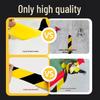 PVC Black Yellow Hazard Warning Tape