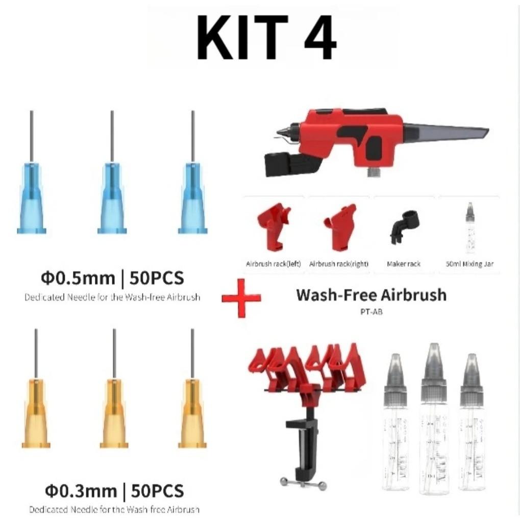 Wash-Free Airbrush Hobby Painting Diversified Usage Paint Sprayer PT-AB No Clean Spray Pen Gundam Model Coloring Tool
