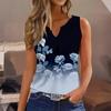 Women's Fashion Casual Vest Sleeveless V-Neck Pullover T-Shirt Tops