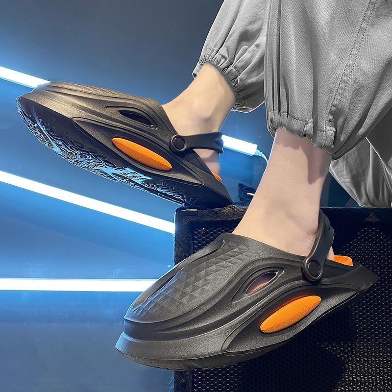 Men's Sports and Leisure Outer Slippers, Cool Slippers, Non-slip and Wear-resistant Shoes, Beach Sandals.
