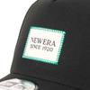 New Era 9FORTY Patch Free 940AF Woven Black NER37C7827 A-Frame Kappe, Schwarz/Waldgrün, Größe, Aufnäher, (FGRN), 14667863,