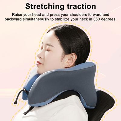 U-förmiges Nackenkissen Ergonomisches Memory-Foam-Kissen Nackenstützkissen mit 360