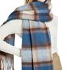 New Atmosphere Scarf Versatile Warm Autumn and Winter Scarf Women's Thickened Shawl Maillard Color