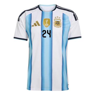 Fußball-Weltmeisterschaft 2026 Argentinische Nationalmannschaft Enzo Fernandez Heim-Fan-Version Schnelltrocknendes Kurzarm Komfortables Fußballtrikot Herren Oberteile JM8396-24