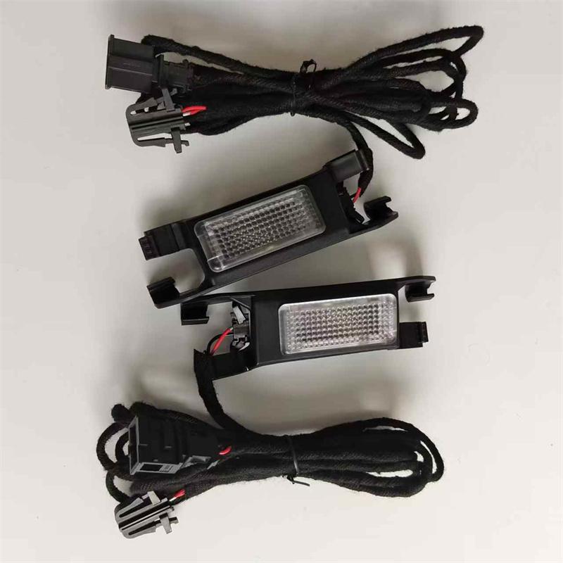 Car Interior LED Footwell Light Foot Lamp with Cable Wire Harness For PASSAT 3G B8 Golf 7 MK7 Tiguan 2017 5GG947409 5GG 947 409