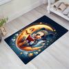 1pc Mickey Pattern Area Rug Soft Flannel Floor Mat for Living Room,Office,Bedroom and Carpet,Sofa Coffee Table Floor Mat
