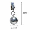 4pcs Windproof Tablecloth Weights Clips Solid Metal Ball Table Cover Pendant Clips  Home Dining