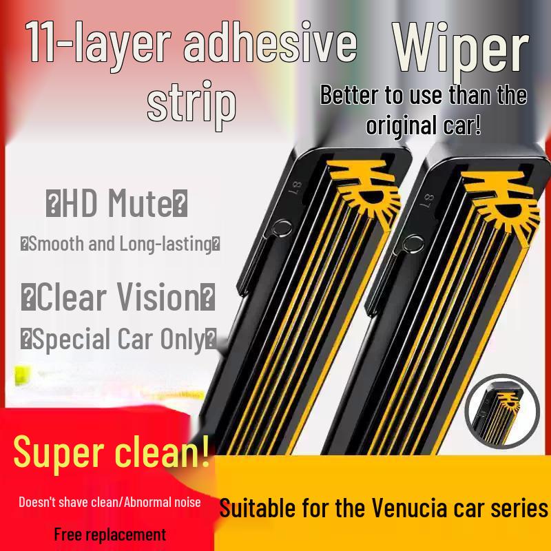 11 November Adhesive Strip for Venucia R50 D50 D60 T70 X, Original Frameless R30 E30 M50 V Wipers