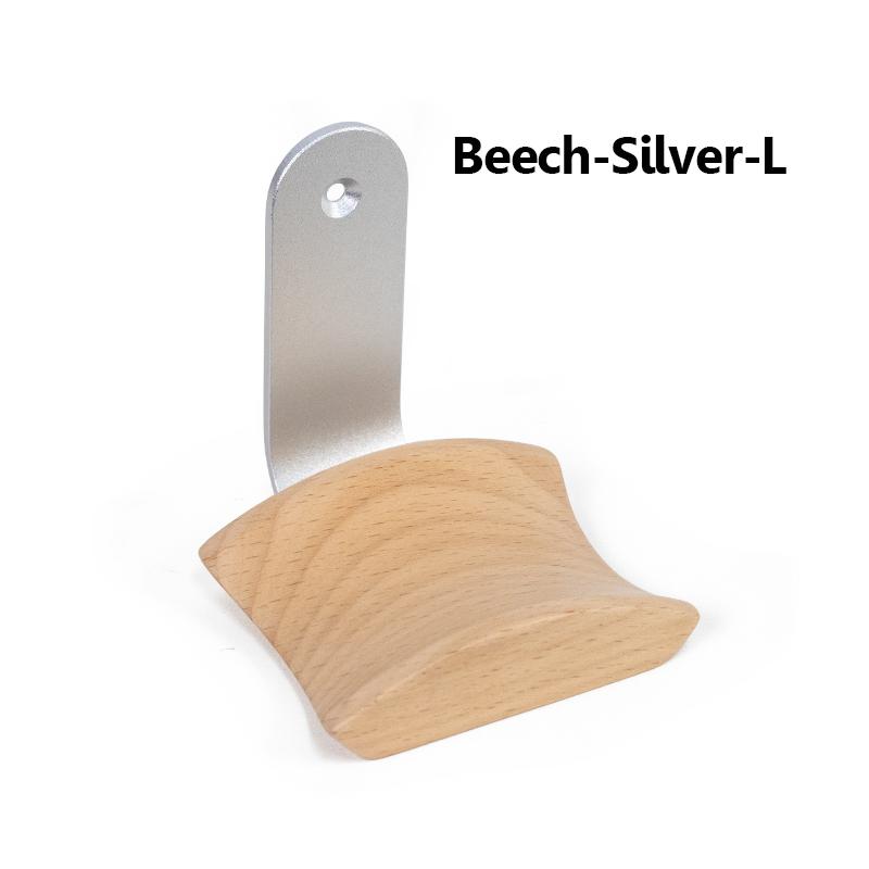 Universal Headphones Stand Solid Wood Gaming Headset Hanger Walnut Beech Maple Wooden+Aluminum Alloy Head-mounted Earphone Holde
