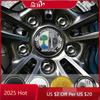 Car Sticker For Mercedes Benz 56MM 4Pcs Car Wheel Hub Center Metal Decals Sticker Accessories For Mercedes Benz AMG E S C A B Cl