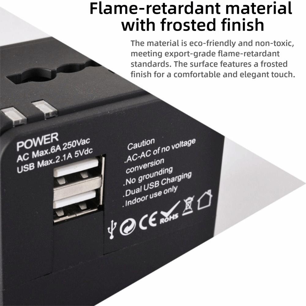 Universal Euro Travel Adapter All-in-One Power Electric Socket New US EU UK AU Plugs