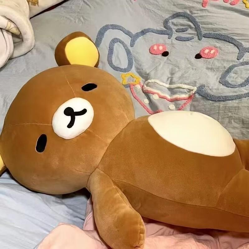 36/52/72 cm Tegneserie Fet Rilakkuma Plysjdukke Leker Sovende Kosepute Sofapute Romdekorasjon Leker Festival Overraskelsesgave