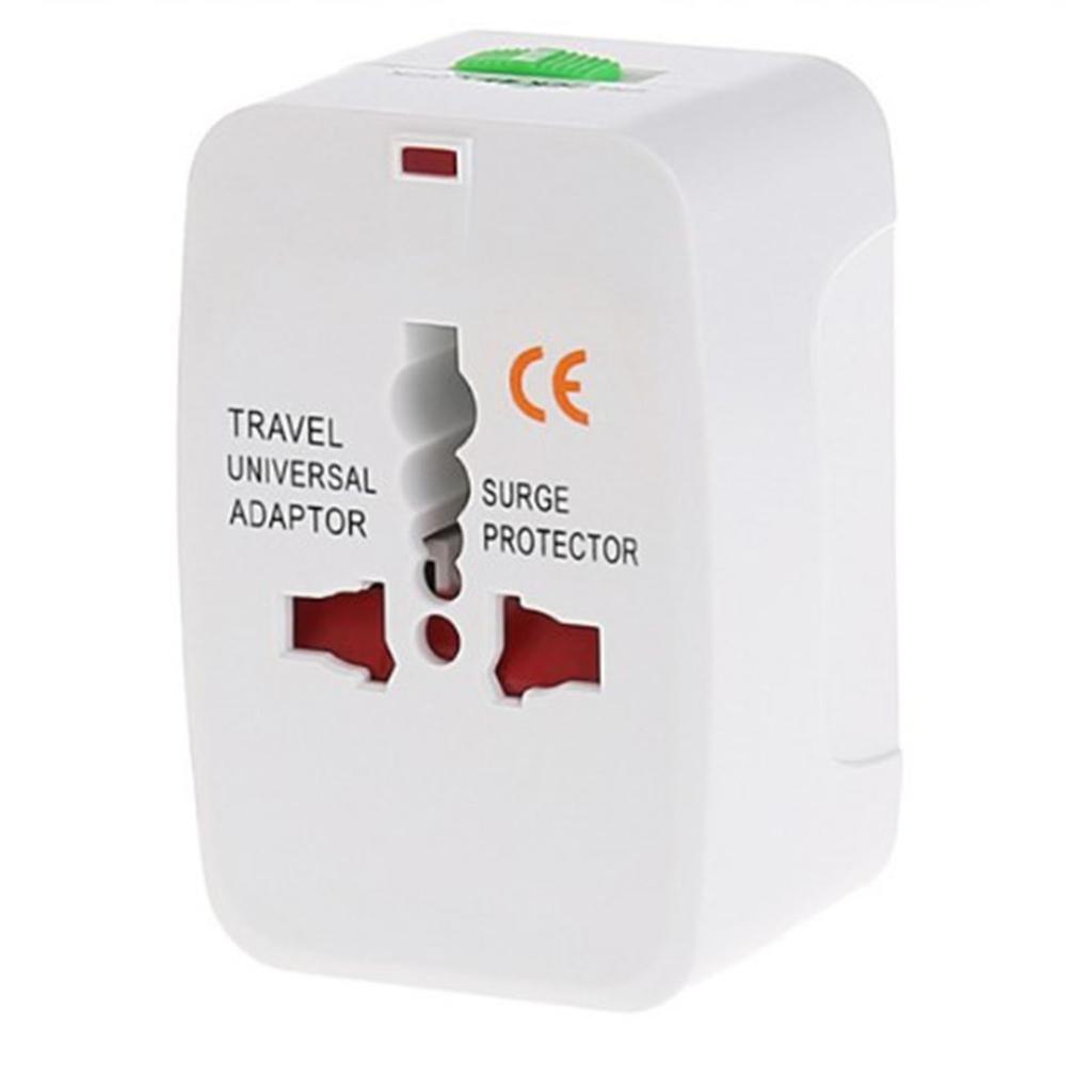 2PCS Power Conversion Plug ABS Housing Worldwide 1300W Power Charger Converter for Travel