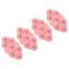 4pcs Palm Shaped Massage Glove Manual Glove Massager with 7 Roller Balls for Body Massage