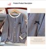 Plus Size Women's Loose Knit Cardigan, Bust 150/160 cm, 200/300 lbs - Style 8045