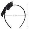 Bow Headband for Women and Girls, Large Fashion Hair Band Cute Black Bow Headband Hair Accessories (Black, Free Size)