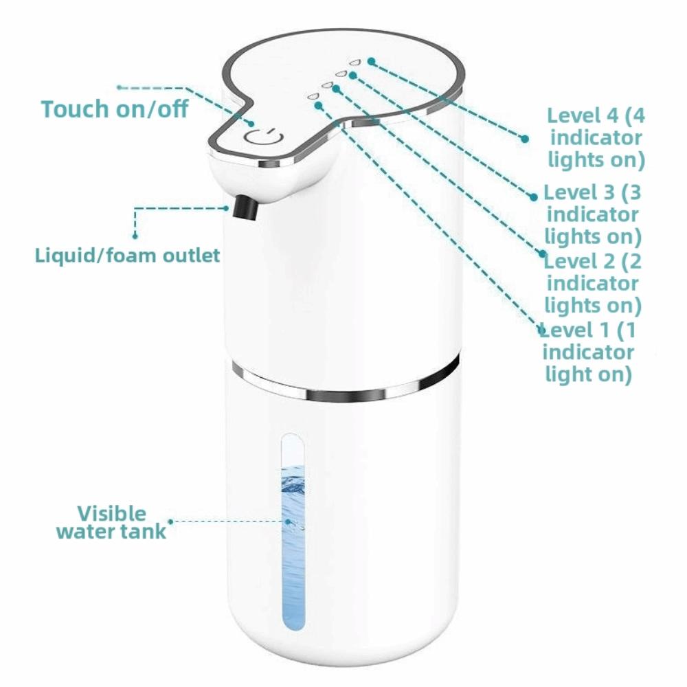 Rechargeable Foam Soap Dispenser Contactless Sensor Bubble Maker  Kitchen Use
