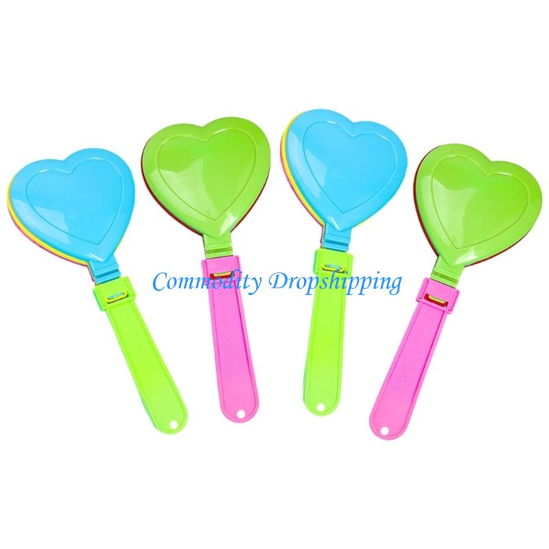 

Y5JC 4 Piece Set Bright Clappers Party Supplies Sustainable Design Loud Sound Effect