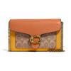 Tabby 20 Leather Crossbody Bag Chain Bag Shoulder Bag Women Bags Orange Khaki 86094-B4SZB