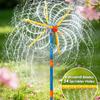 Windmühlen-Sprenger für Kinder 360 Grad drehendes Wasserspielzeug mit 6 Flügeln und 54 Düsen Universeller Schlauchanschluss Sommer-Spaß im Freien Planschspaß im Garten