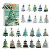 Regalo Conto alla Rovescia per le Feste per Bambini 2026 Calendario dell'Avvento Stile Vetro Marino Scatola Cieca 24 Pezzi Ornamenti a Tema Costiero Ornamenti Acrilici da Appendere all'Albero,