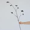 Plastic Material Autumn Leaf Plant Long Handmade Red Maple Leaves Maple Leaf Branch Vintage Style Creative Retro
