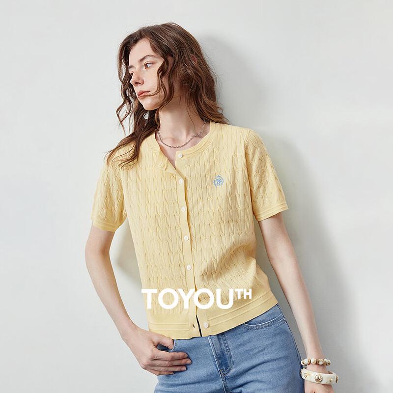 

Chuyu Women s Academy Style Cable Knit Short Sleeve Top XL