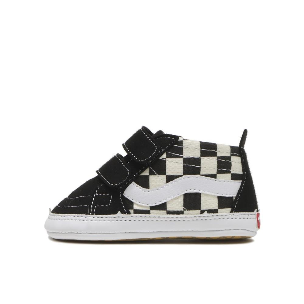 Vans Skate High Чёрно-белая клетка V38if Чёрно-белая клетка 11㎝