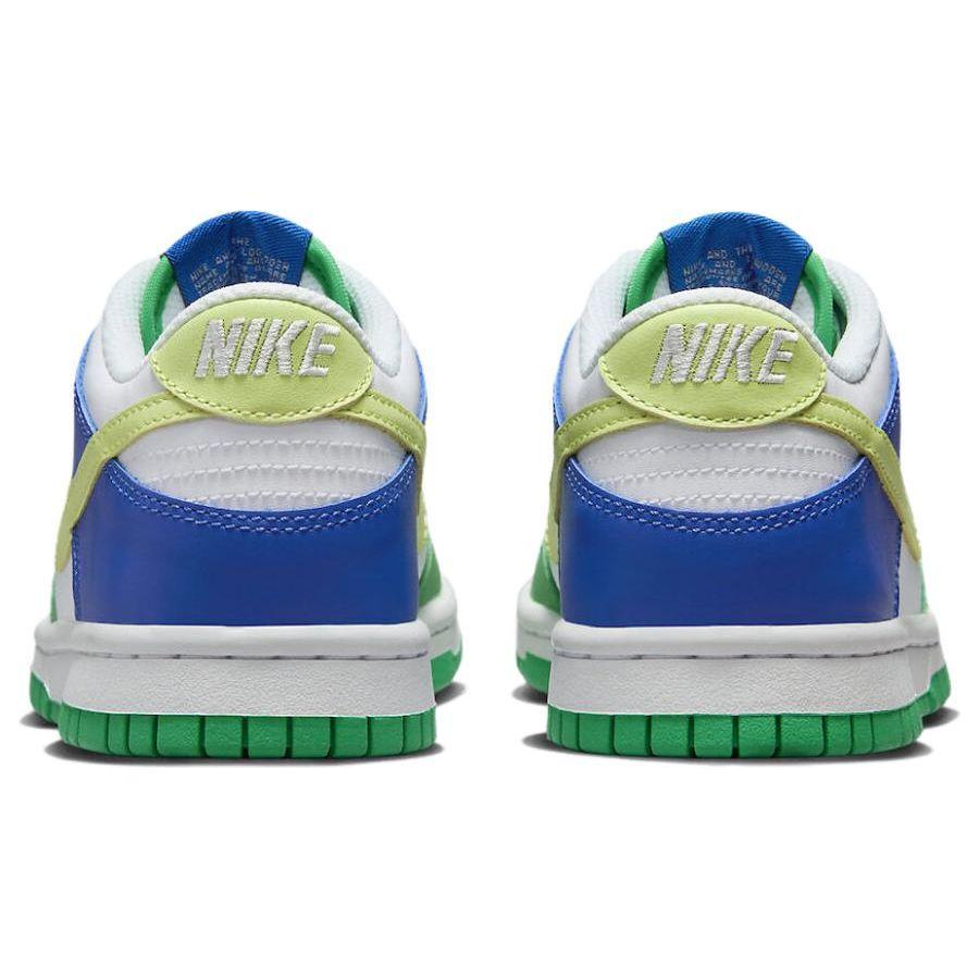 Nike Dunk Low GS Stadium Green Royal Kids Sneakers White Game-Royal Light-Lemon-Twist FN6973-100
